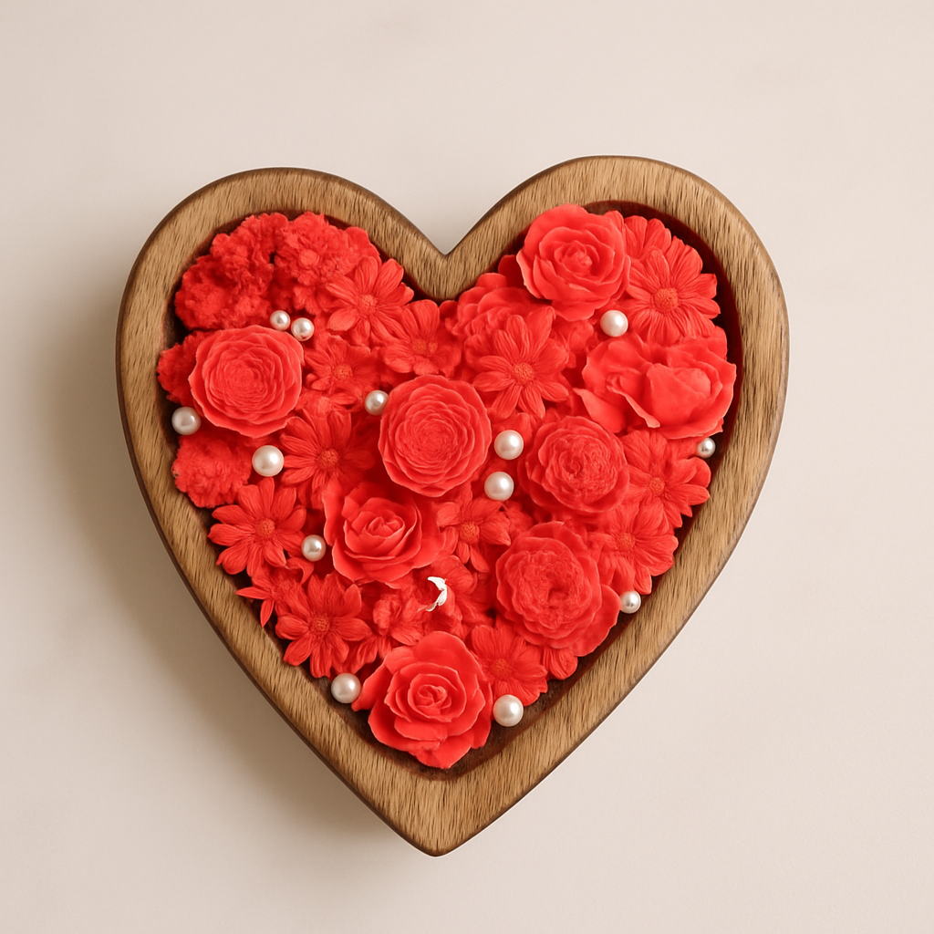 Heart Shaped Scented Candle
