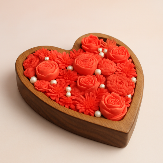 Heart Shaped Scented Candle